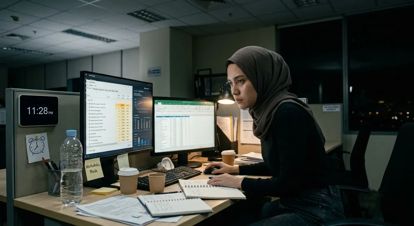 Ciri-Ciri Workaholic Menurut Islam: Kapan Rajin Kerja Berubah Jadi Berlebihan