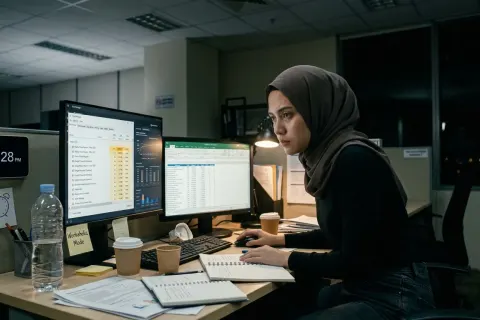 Ciri-Ciri Workaholic Menurut Islam: Kapan Rajin Kerja Berubah Jadi Berlebihan